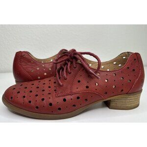 Born Dallyce Oxfords in Red Brick Size 37 6.5 US